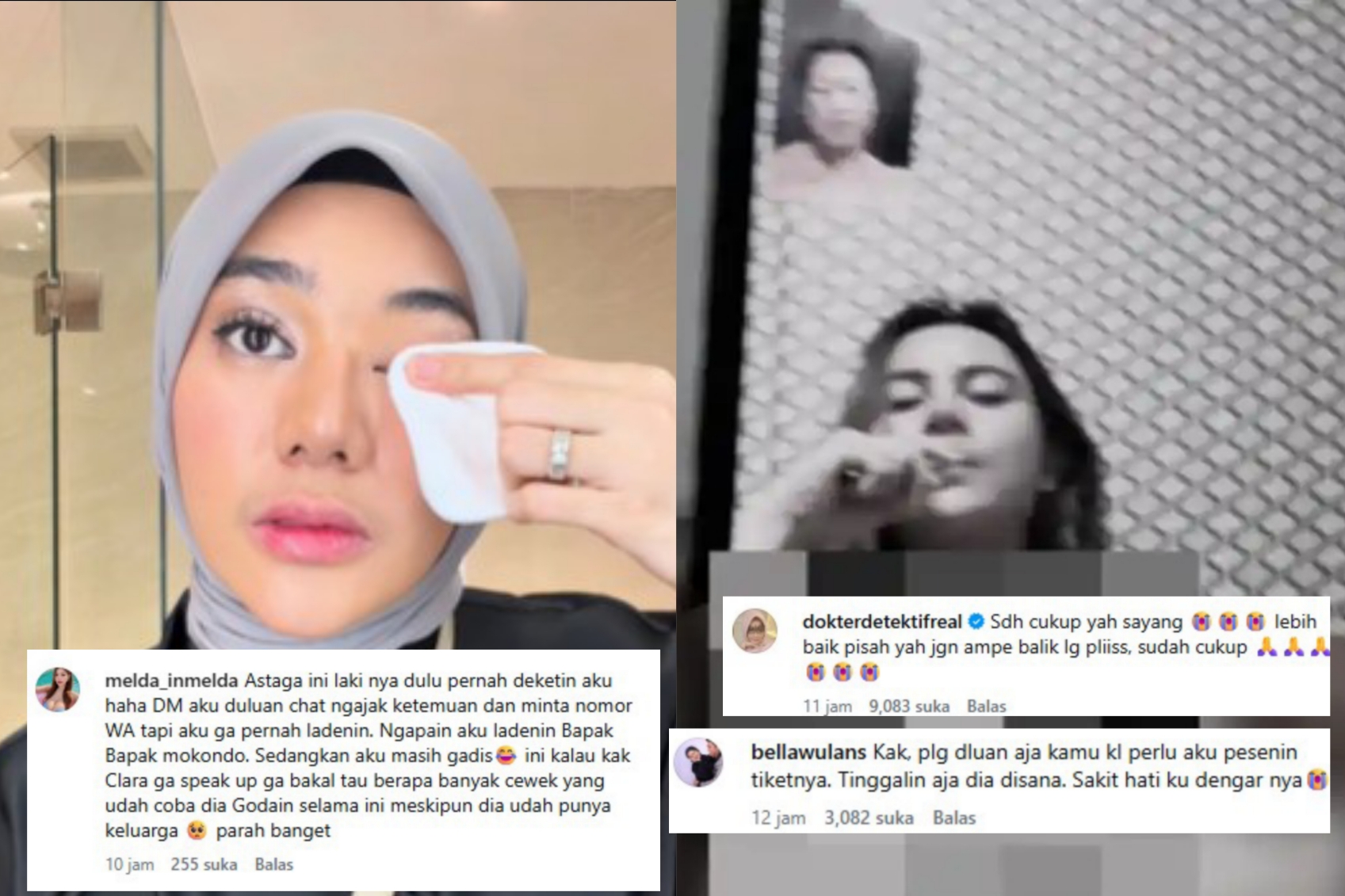 Clara Shinta mendapatkan banyak dukungan