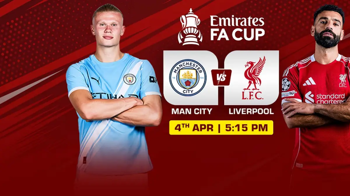 Manchester City bersiap menjamu Liverpool di Etihad Stadium pada babak perempat final Piala FA 2025/2026, Sabtu (4/4/2026) malam WIB. (Sumber: bioscopeplus.com)
