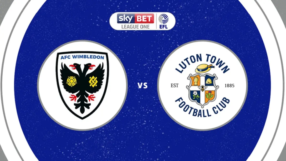AFC Wimbledon bersiap menjamu Luton Town di Stadion Cherry Red Records dalam laga lanjutan EFL League One 2025/2026, Senin (6/4/2026) malam WIB. (Sumber: watchisup.com)