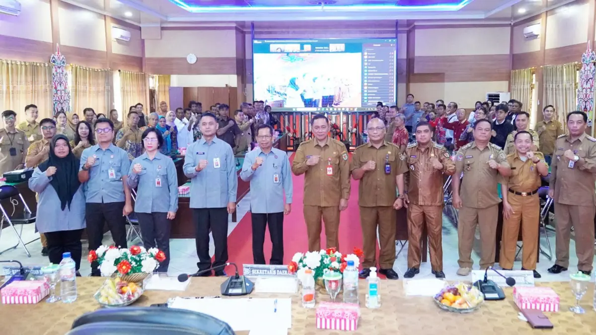 Kemenkum Kalteng dan Pemkab Katingan sinergi dalam memberikan bantuan hukum bagi warga.HUMAS