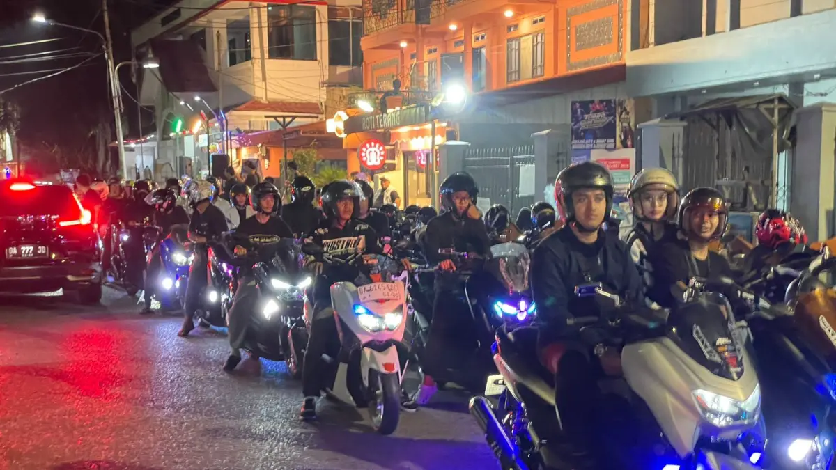 Ramadan Night Ride, Turbo Squad Riding Experience di Kota Banjarmasin, Minggu (15/3/2026).YAMAHA