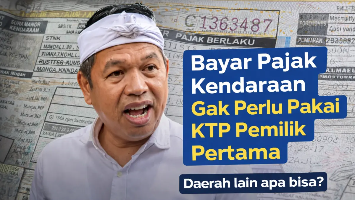 Gubernur KDM keluarkan aturan bayar pajak kendaraan cukup bawa STNK.