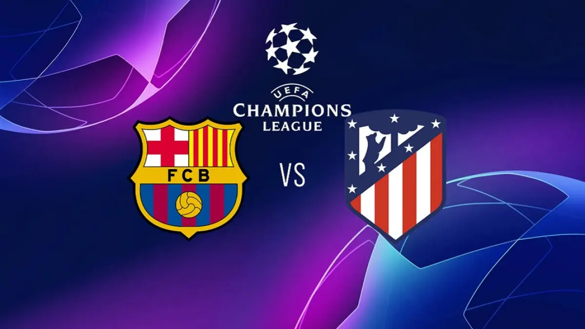 Barcelona akan menghadapi Atletico Madrid di Stadion Camp Nou pada leg pertama babak perempat final UEFA Champions League 2025/2026 pada Kamis 9 April 2026 dini hari WIB. (Sumber: go3.ee)