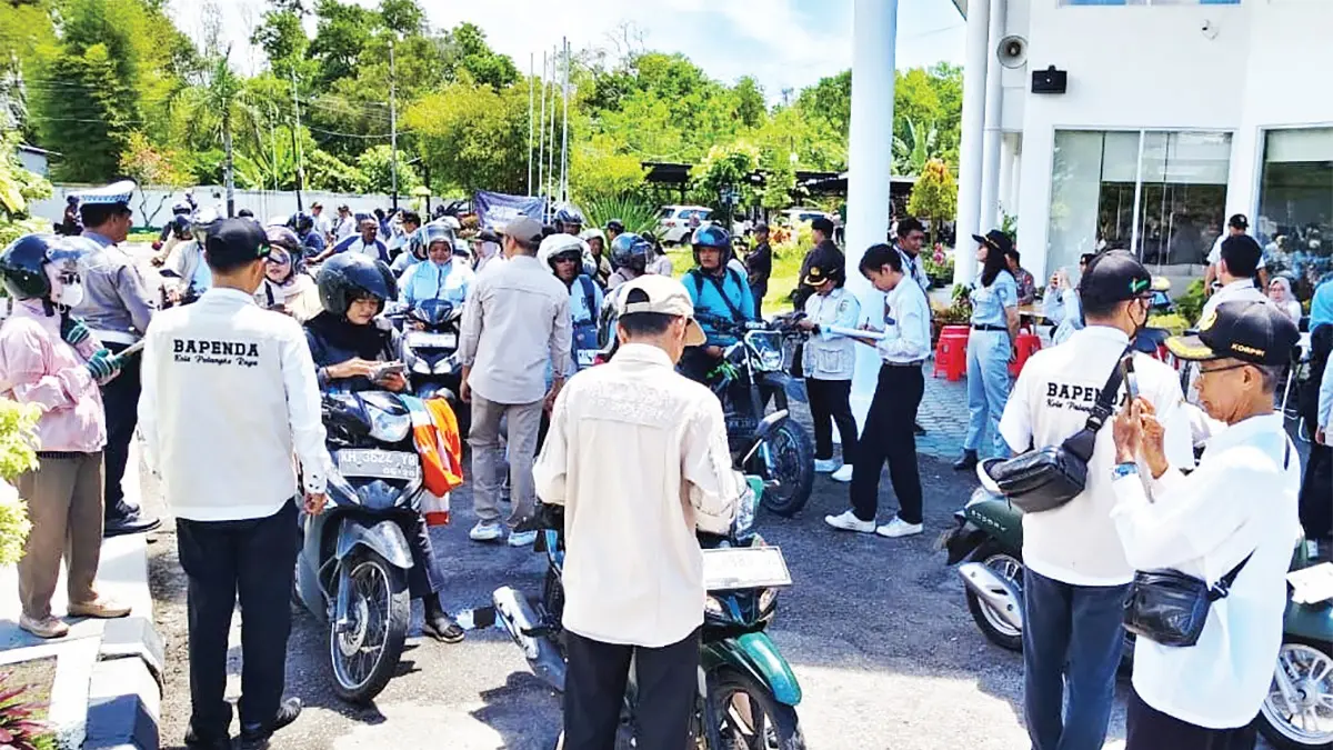 Bapenda Palangka Raya menggelar razia kendaraan bermotor mulai Rabu (8/4/2026).HUMAS