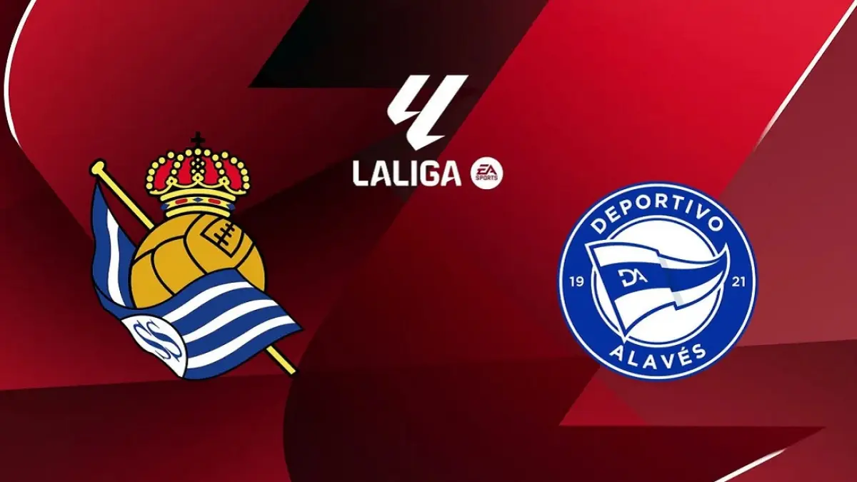 Real Sociedad bersiap menjajal kekuatan Deportivo Alaves di Stadion Anoeta pada laga pekan ke-31 La Liga 2025/2026, Sabtu (11/4/2026) malam WIB. (Sumber: canalplus.com)