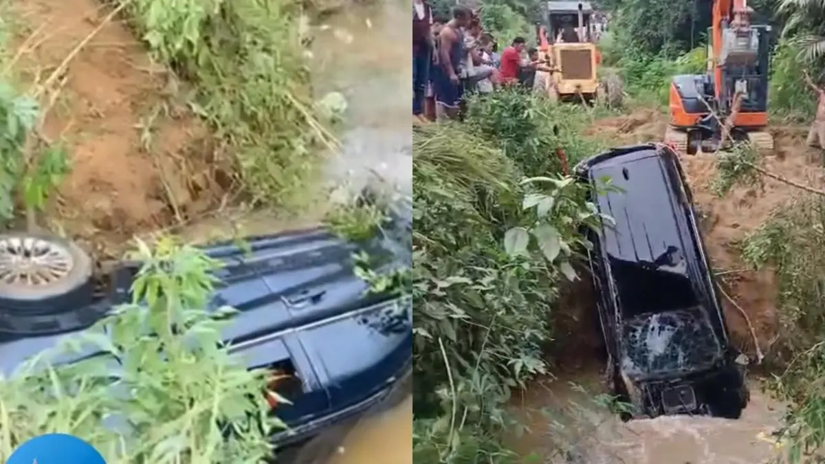 Kecelakaan di Bukit Akap.Screenshoot video