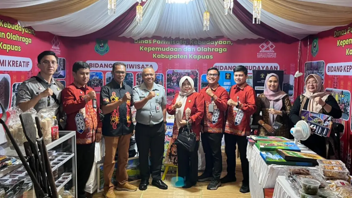 Kemenkum Kalteng hadir di Expo Kalteng.Humas