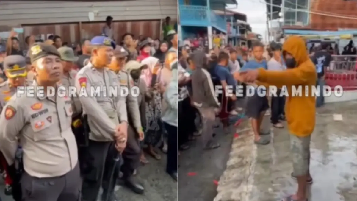 Menyoroti insiden viral terkait aksi perusakan tempat dugem alias hiburan malam di Rokan Hilir, Riau. (Instagram.com/@feedgramindo)