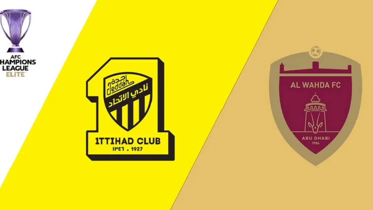 Al Ittihad bersiap menjajal kekuatan Al Wahda di Stadion King Abdullah Sports City pada babak 16 besar AFC Champions League Elite 2025/2026, Rabu (15/4/2026) dini hari WIB. (Sumber: espn.com.sg)