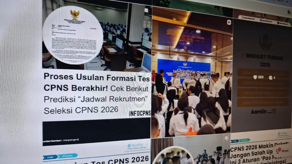 Ilustrasi jejak digital CPNS 2026.Agus Pramono/Kaltengpos.jawapos.com