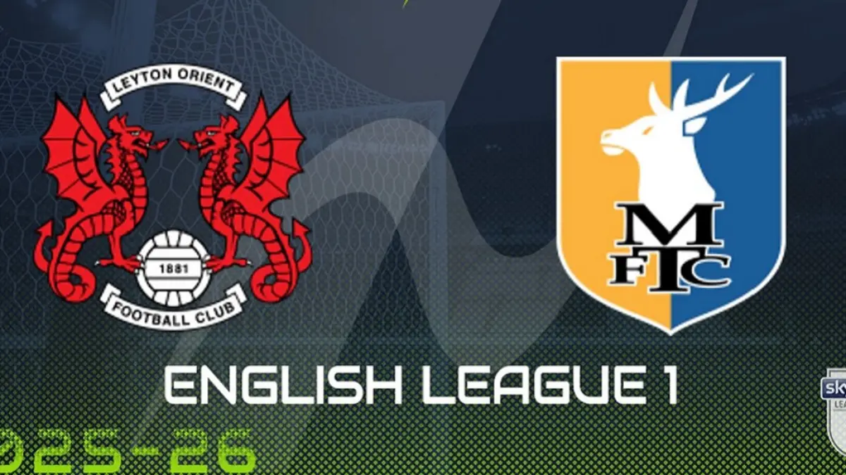 Leyton Orient bersiap menjamu Mansfield Town di Stadion Brisbane Road dalam laga lanjutan EFL League One 2025/2026, Rabu (15/4/2026) dini hari WIB. (Sumber: thestatszone.com)