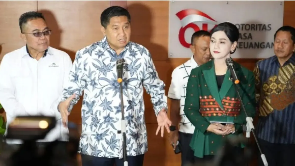Menteri PKP Maruarar Sirait besama Ketua Dewan Komisioner OJK Friderica Widyasari Dewi soal SLIK.KemenPKP