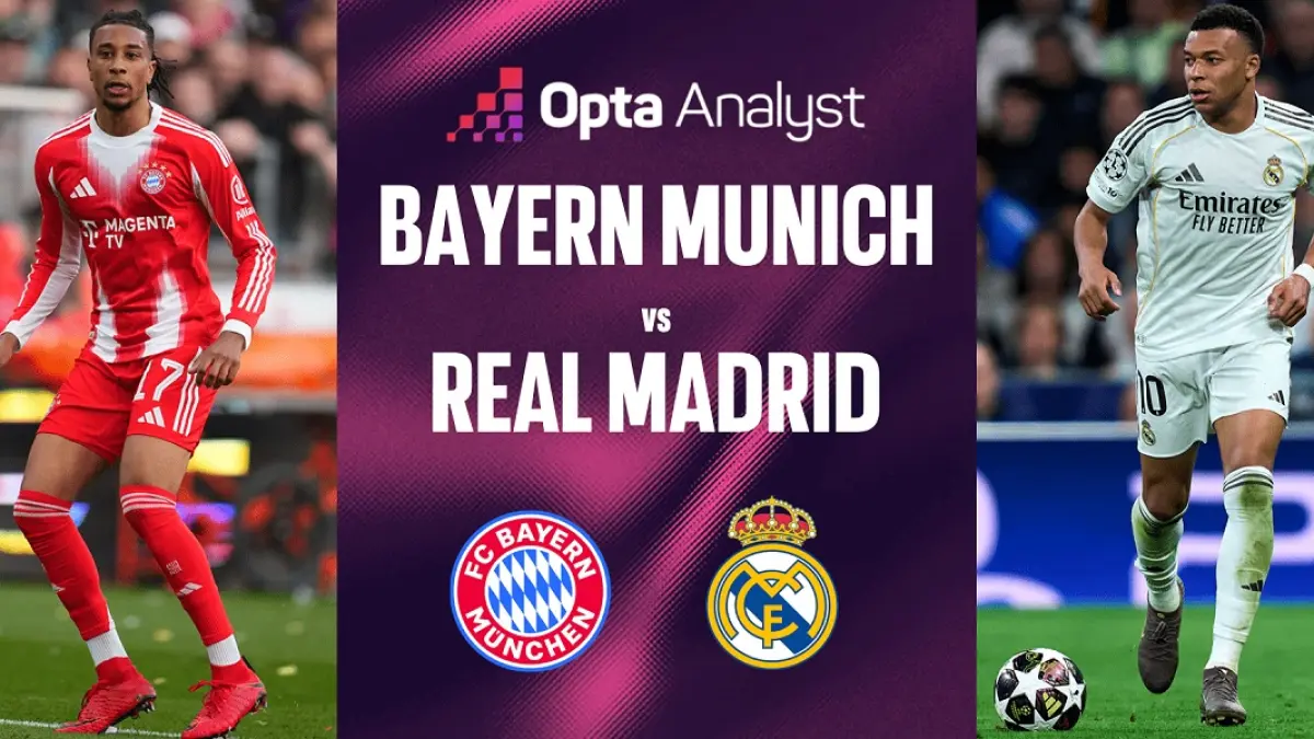 Raksasa Jerman Bayern Munchen bersiap menjamu wakil Spanyol Real Madrid di Stadion Allianz Arena pada leg kedua perempat final Liga Champions UEFA 2025/2026, Kamis (16/4/2026) dini hari WIB. (Sumber: theanalyst.com)
