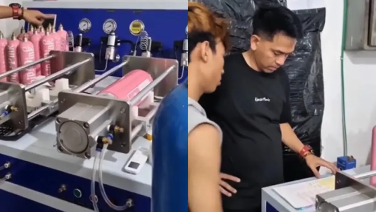 Penggerebekan pabrik ‘Whip Pink’ di wilayah DKI Jakarta.Instagram.com/@widelhen