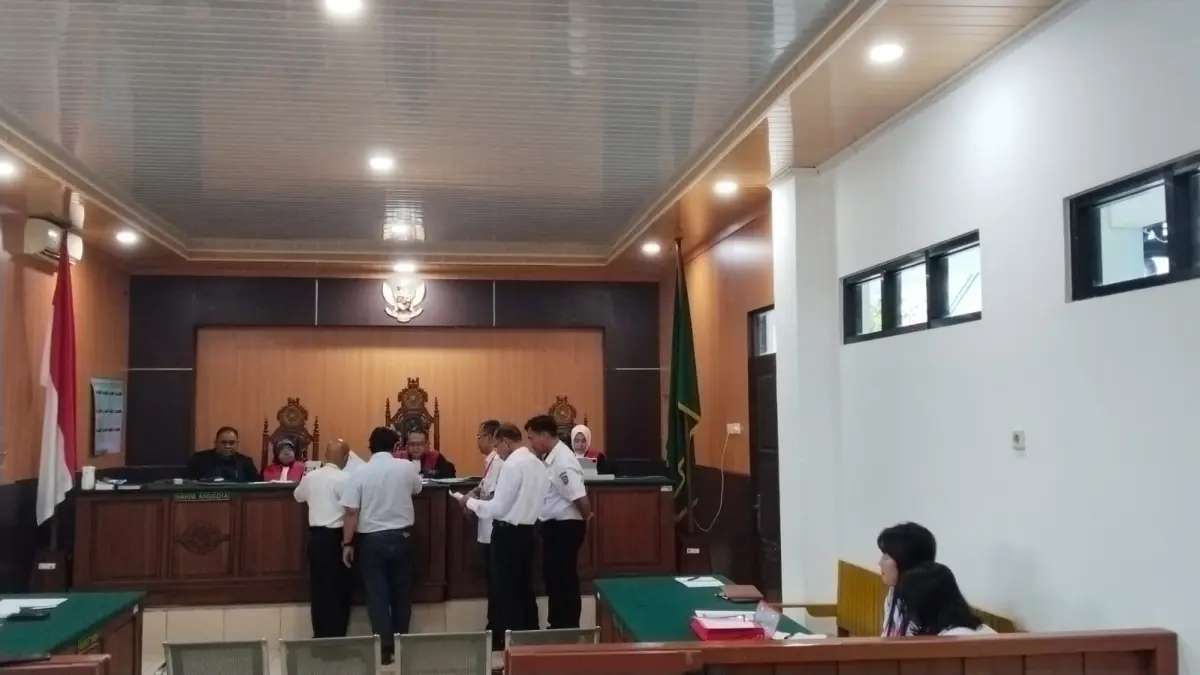 Sidang gugatan citizen law suit.Agus Jaya/Kalteng Pos