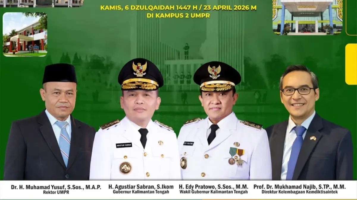 Gubernur dan wakil akan hadiri wisuda UMPR.Instagram/umpr