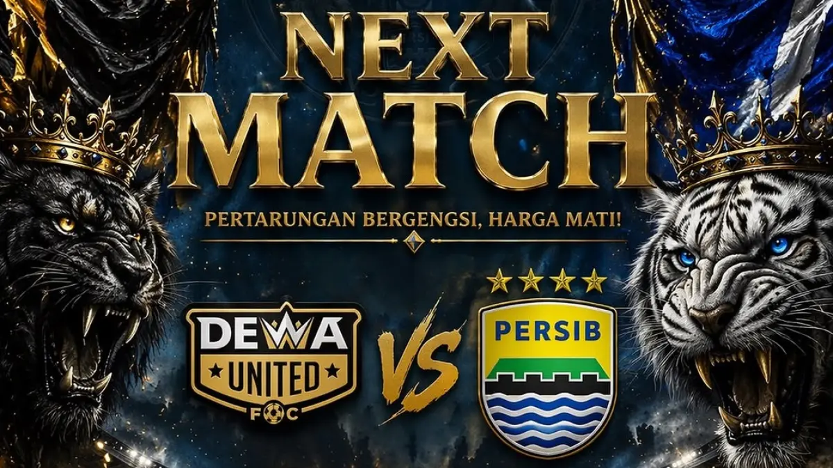 Dewa United bersiap menjamu Persib Bandung di Banten International Stadium dalam laga lanjutan BRI Super League 2025/2026, Senin (20/4/2025) malam WIB. (Sumber: Instagram@persibbandungfansclub_1933)