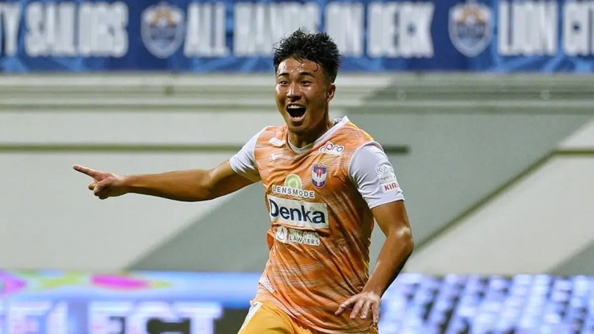 Dewa United dijadwalkan menjamu Persib Bandung di Banten International Stadium dalam laga lanjutan BRI Super League 2025/2026, Senin (20/4/2025) malam WIB. Sayangnya, striker asal Jepang, Kodai Tanaka, masih diragukan bisa tampil di laga ini. (Sumber: Instagram @kodai_t11)