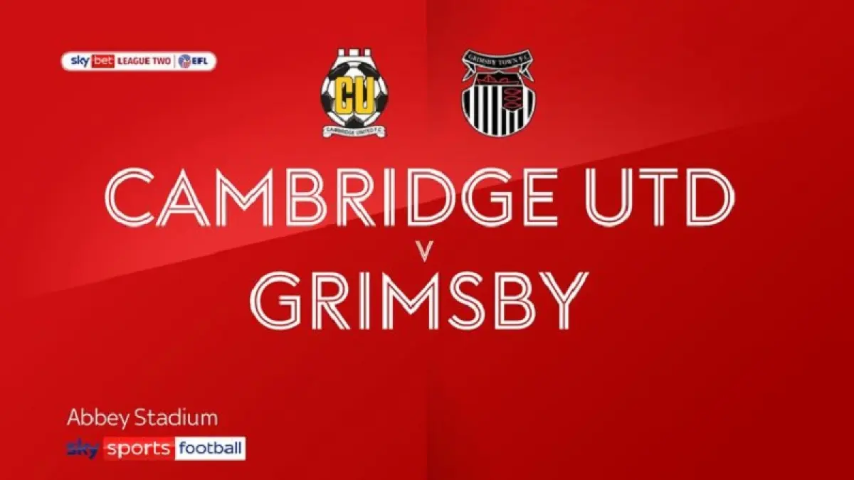 Cambridge United akan menjajal kekuatan Grimsby Town di Cledara Abbey Stadium dalam laga tunda pekan ke-25 EFL League Two 2025-2026, Rabu (22/4/2026) dini hari WIB. (Sumber: skysports.com)