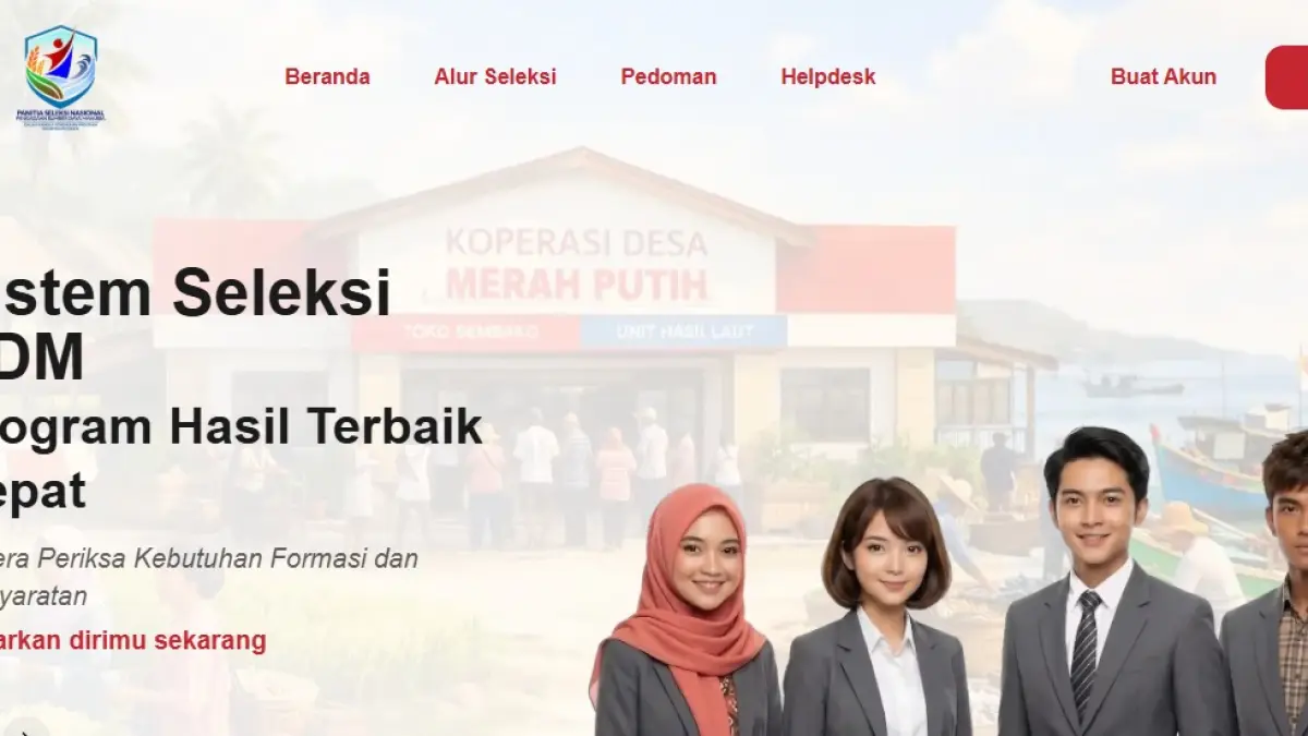 Cara buaqt akun dan daftar pekerja Koperasi Desa Merah Putih dan Koperasi Nelayan