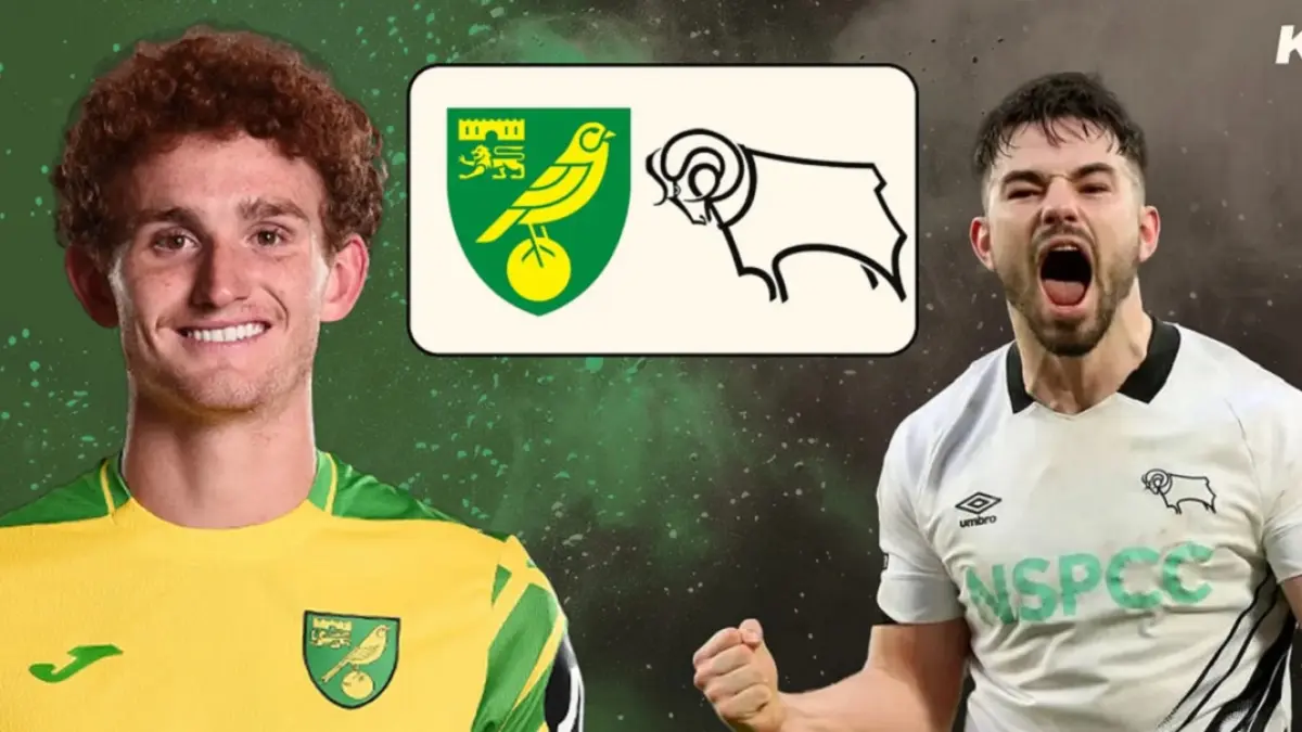Norwich City bersiap menjajal kekuatan Derby County di Stadion Carrow Road pada pekan ke-44 EFL Championship 2025-2026, Rabu (22/4/2026) dini hari WIB. (Sumber: khelnow.com)