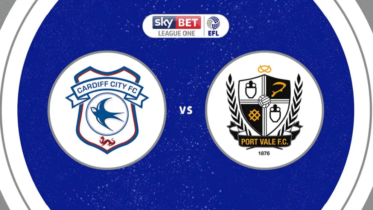 Cardiff City bersiap menjamu Port Vale di Cardiff City Stadium pada laga tunda pekan ke-41 EFL League One 2025-2026, Kamis (23/4/2026) dini hari WIB. (Sumber: thesportsdb.com)