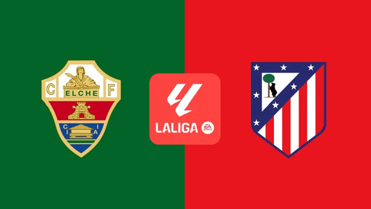 Elche bersiap menjajal kekuatan Atletico Madrid di Stadion Martinez Valero dalam laga lanjutan La Liga 2025-2026, Kamis (23/4/2026) dini hari WIB. (Sumber: dazn.com)