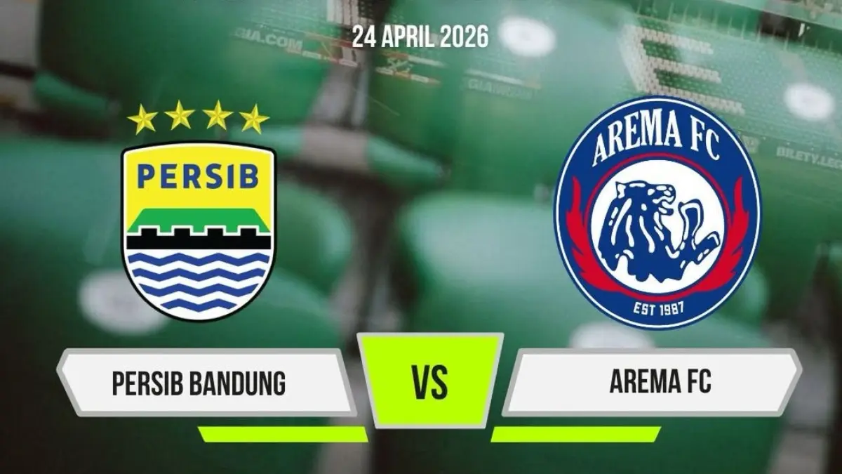 Persib Bandung dijadwalkan menjamu Arema FC di Stadion Gelora Bandung Lautan Api pada pekan ke-29 BRI Super League 2025-2026, Jumat (24/4/2026) malam WIB. (Sumber: Instagram @cawtempatmakan)