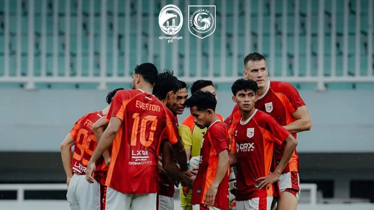 Garudayaksa melawan Sriwijaya FC di Stadion Gelora Sriwijaya Jakabaring dalam laga lanjutan Liga 2 Pegadaian Championship 2025-2026. Instagram/@garudayaksa