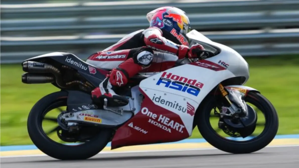 Pembalap Honda Team Asia, Veda Ega Pratama.Instagram/@Honda Racing