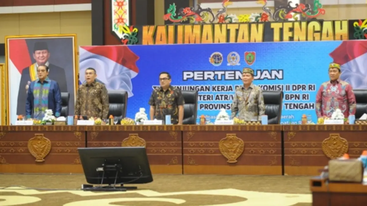 Pertemuan Kementerian ATR/BPN, Komisi II DPR RI, dan Pemprov Kalteng soal pertanahan.Arief Prathama/Kalteng Pos