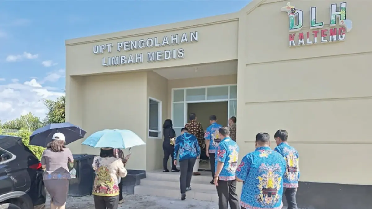 fasilitas Unit Pengolahan Limbah Medis resmi dibentuk Pemprov Kalteng.Humas