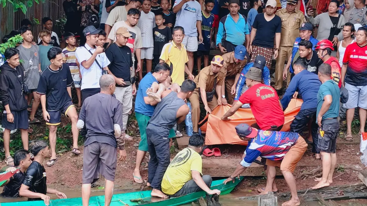 Jenazah pelajar 15 tahun ditemukan.BPBD Kotim