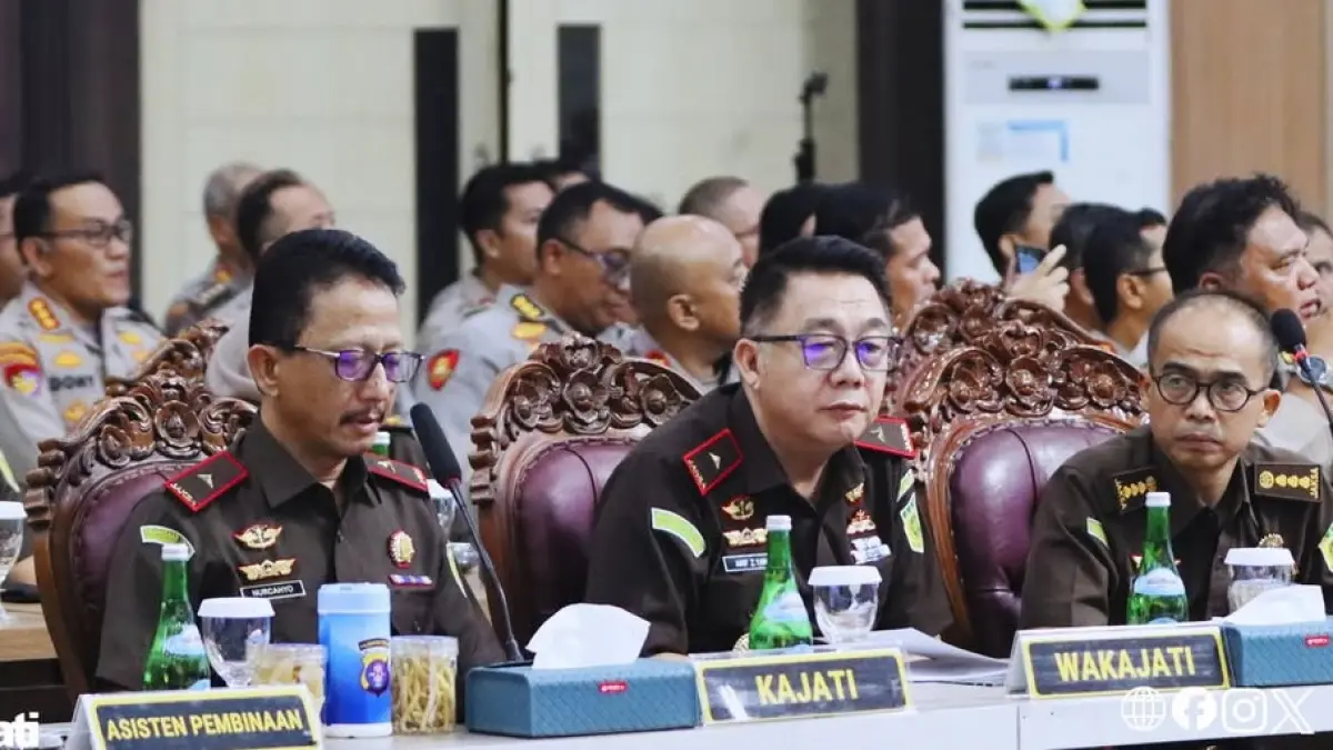 Kajati Kalteng, Nurcahyo Jungkung Madyo memaparkan secara komprehensif capaian kinerja institusinya.Humas