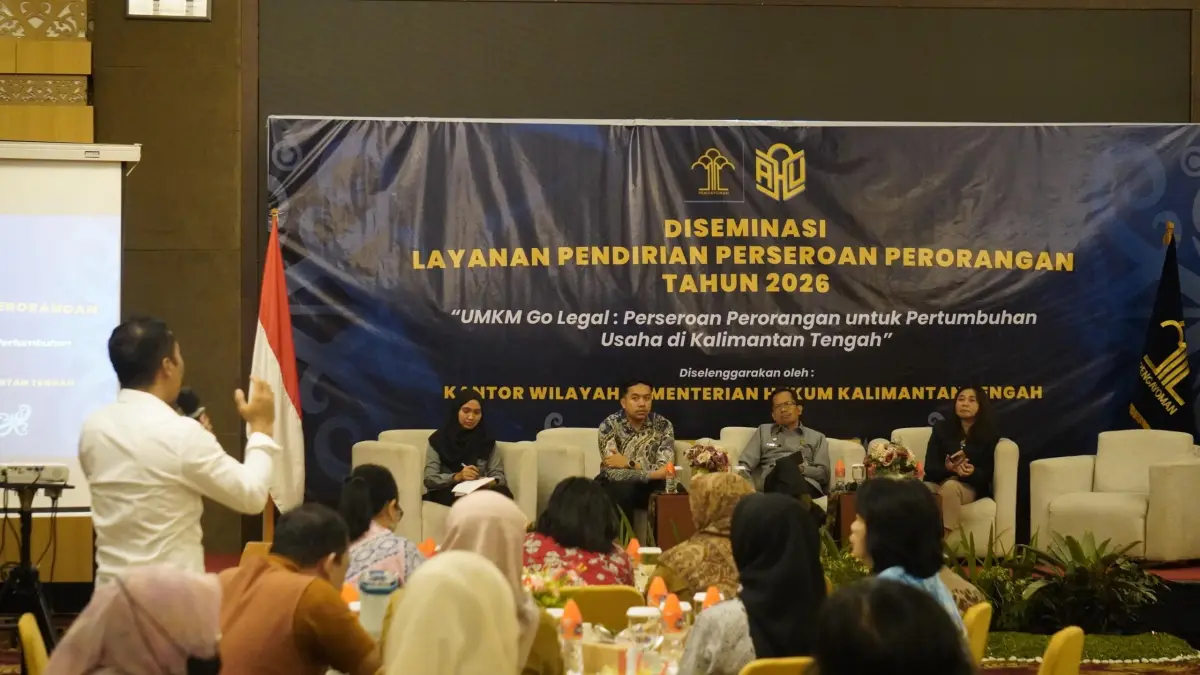 Pelaku UMKM turut hadir.Humas