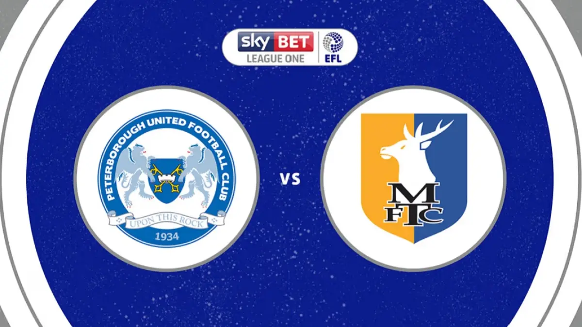 Peterborough United bersiap menjamu Mansfield Town di London Road Stadium dalam laga tunda pekan ke-40 EFL League One 2025-2026, Rabu (29/4/2026) dini hari WIB. (Sumber: watchisup.com)
