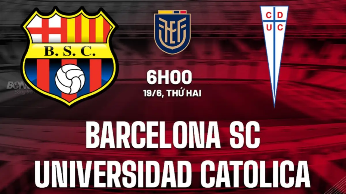 Barcelona SC bersiap menjamu Universidad Catolica di Estadio Monumental, Guayaquil dalam lanjutan penyisihan Grup D Copa Libertadores 2026, Kamis (30/4/2026) pagi WIB. (Sumber: bongda24h.vn)