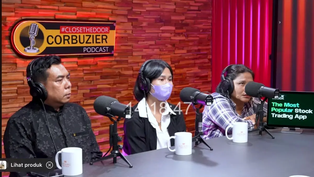 Ibu dan anaknya calon polwan hadir di podcast.YouTube/Deddycorbuzier