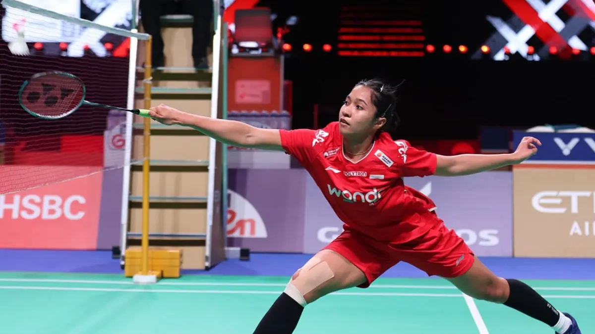 Tim Uber Cup Indonesia menang atas Taiwan.PBSI