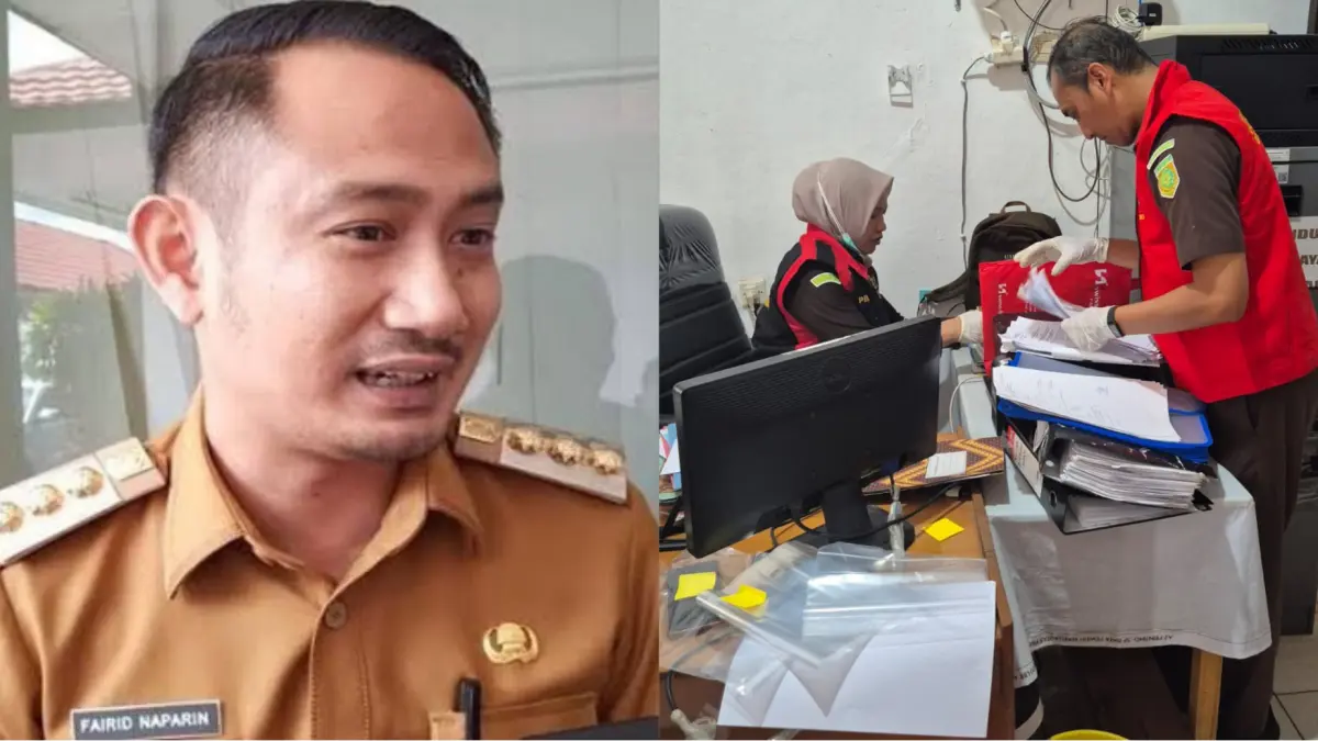Wali Kota Fairid Naparin soal penggeledahan Kantor KPU kota Palangka Raya.Kejari