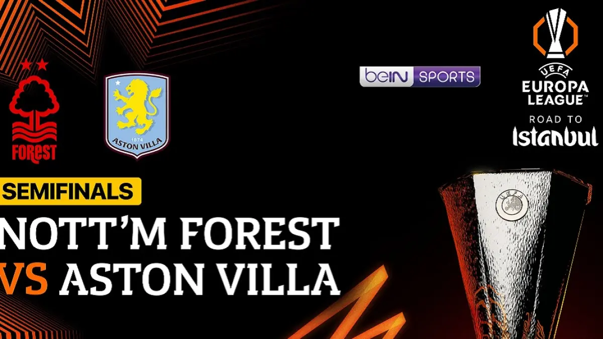 Nottingham Forest bersiap menjamu Aston Villa di City Ground Stadium pada leg pertama semifinal UEFA Europa League 2025-2026, Jumat (1/5/2026) dini hari WIB. (Sumber: vidio.com)