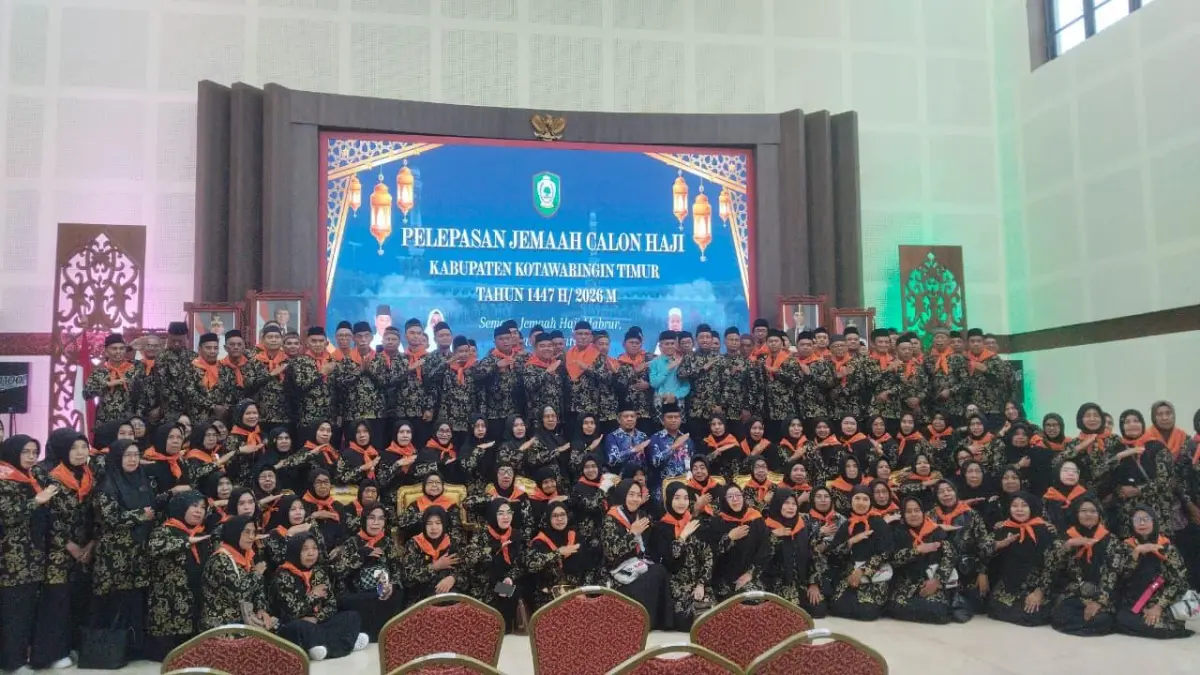 Pelepasan jemaah haji Kotim. Miftah/kaltengpos.jawapos.com