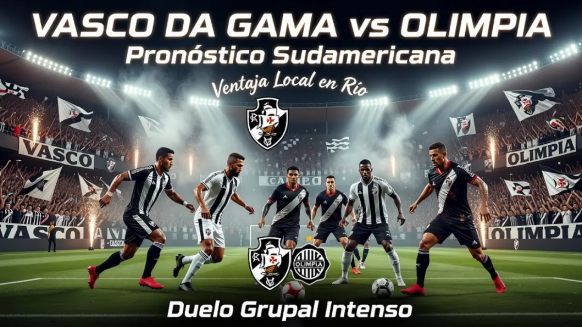 Vasco da Gama bersiap menjamu Olimpia di Estadio Sao Januario, Rio De Janeiro dalam laga lanjutan penyisihan Grup G Copa Sudamericana 2026, Jumat (1/5/2026) dini hari WIB. (Sumber: futbolpronosticos.com.mx)
