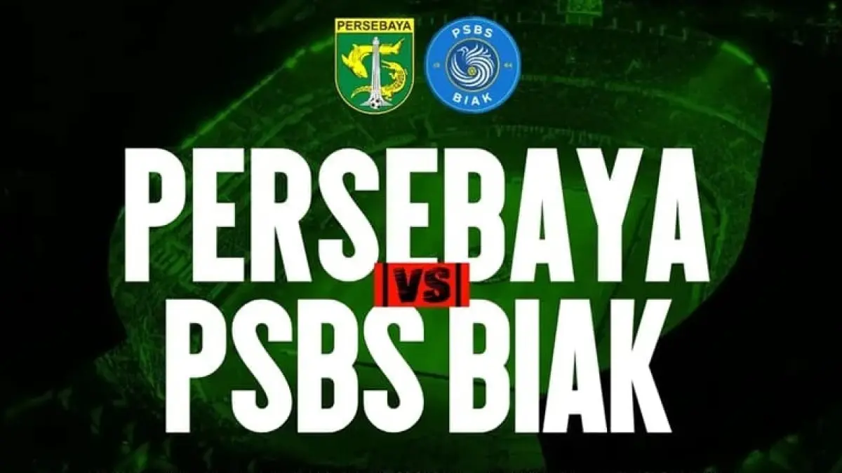 Persebaya Surabaya bersiap menjajal kekuatan PSBS Biak di Stadion Gelora Bung Tomo dalam laga pekan ke-31 BRI Super League 2025-2026, Sabtu (2/5/2026) sore WIB. (Sumber: Instagram @kitabonek)