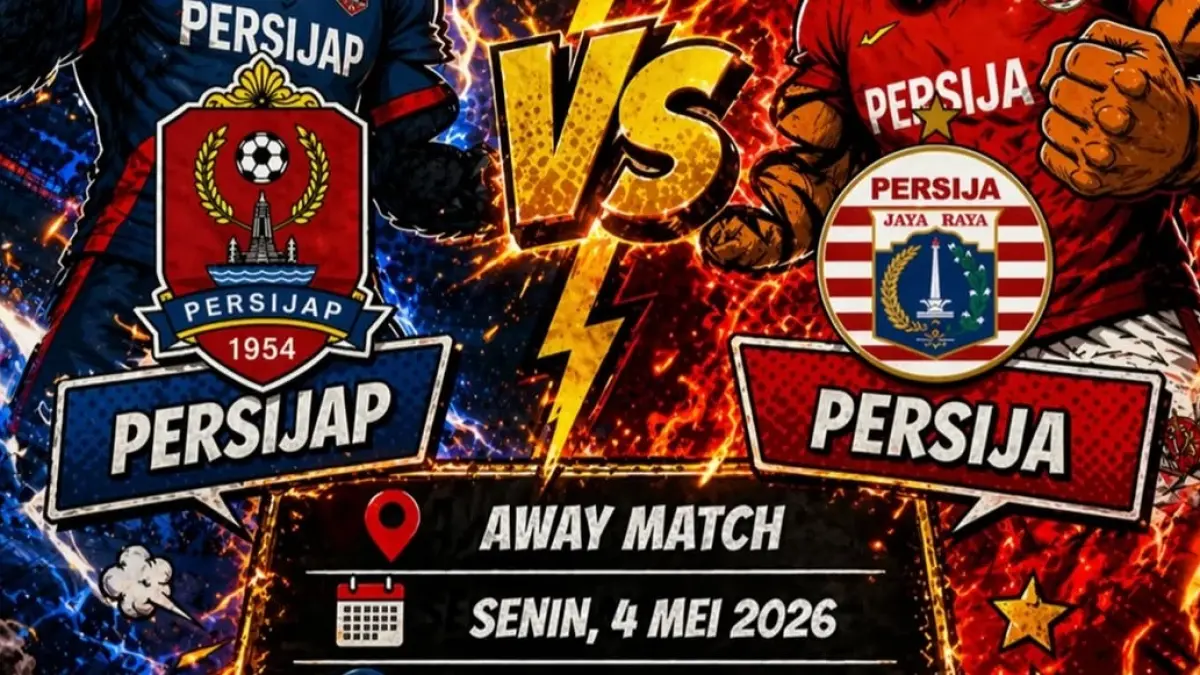 Persijap Jepara akan menghadapi ujian berat saat menjamu Persija Jakarta di Stadion Gelora Bumi Kartini pada peka ke-31 BRI Super League 2025-2026, Senin (4/5/2026) malam WIB. (Sumber: Instagram @thejaktiasih)