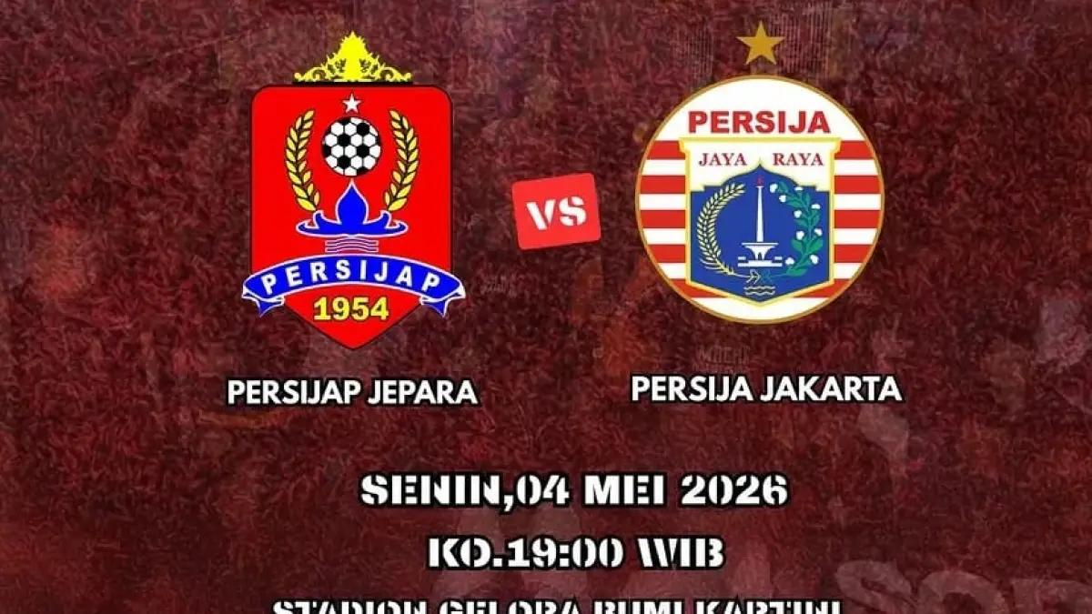 Persijap Jepara bersiap menjamu Persija Jakarta di Stadion Gelora Bumi Kartini pada peka ke-31 BRI Super League 2025-2026, Senin (4/5/2026) malam WIB. (Sumber: Instagram @jaksquadorangecirebontimur)