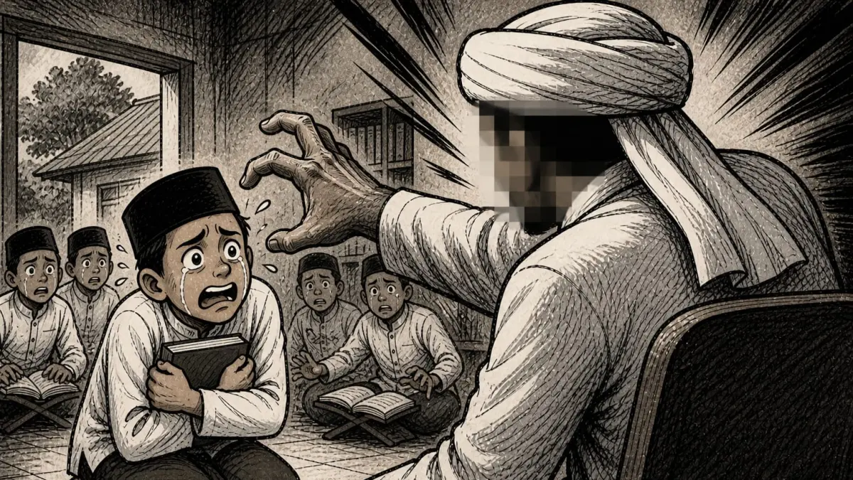Ilustrasi tindakan asusila di ponpes Ciawi, Bogor.