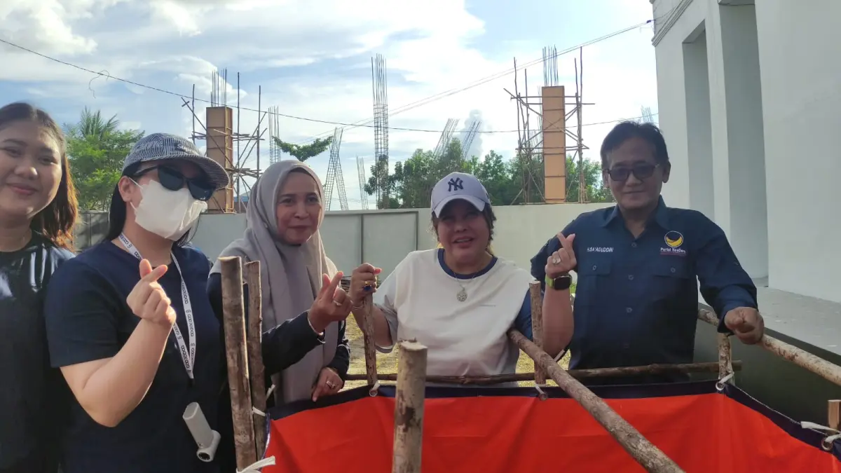 NasDem Kalteng mulai menggerakkan program ketahanan pangan.Novia/Kalteng Pos