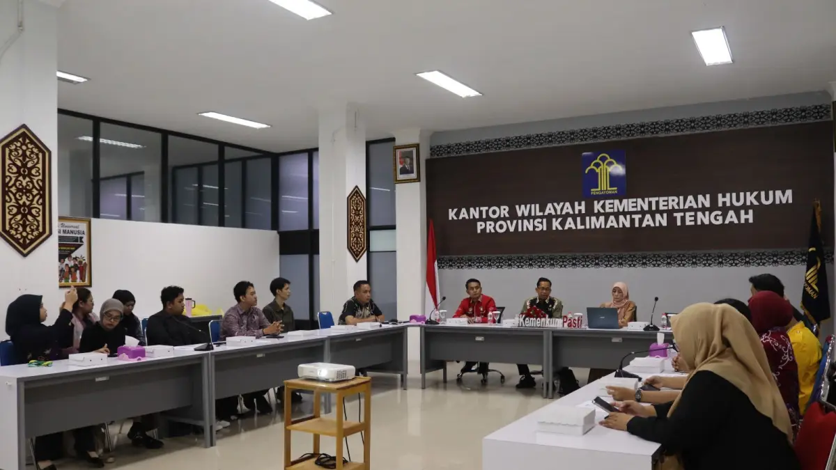 FGD Bantuan Hukum di Kantor Kanwil Kemenkum Kalteng.Humas