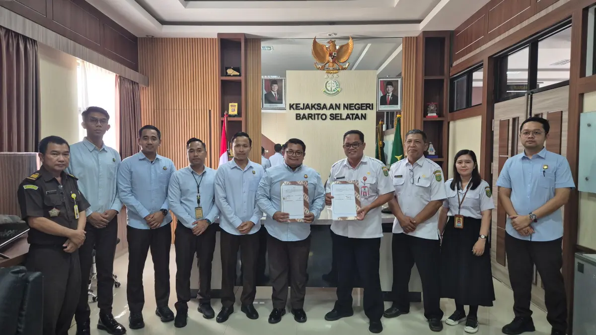 Kejari Barsel bersama RSUD Jaraga Sasameh teken kerjasama PKS terkait bantuan dan pendampingan hukum.Humas